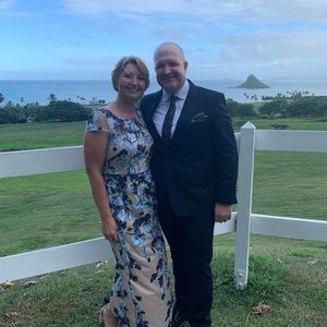 Adrianna Papell Embroidered Floral Dress